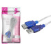 Cabo Usb a Macho + Usb a Femea 2.0 1,8 Metro Cristal Cabo Usb a Macho + Usb a Femea 2.0 1,8 Metro Cristal