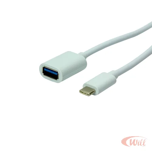 Cabo Tipo C 3.1 + Usb A Femea 5GB 3 Metros