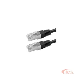 Cabo Patch Cord FTP Cat5e 10 Metros Preto