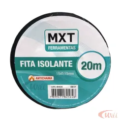 Fita Isolante Pvc 0.15mm X 19mm X 20 Metros MXT