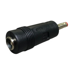 Plugue Adaptador P4 2.1x5.5mm Femea 1.35x3.5mm Macho MXT