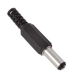 Plug P4 2.1 X 5.5 X 13mm Plastico Niquel MXT