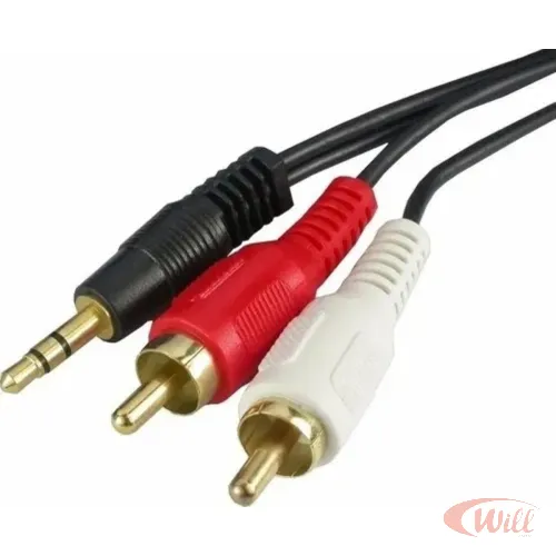 Cabo P2 ST x 2 Rca Gold 1,8 Metro MXT