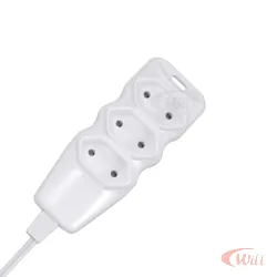 Extensão Paralelo 2X0,75mm 3 Metros Branco Megatron