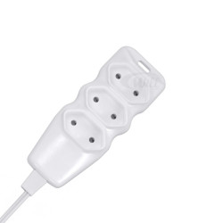 Extensão Paralelo 2X0,75mm 3 Metros Branco Megatron