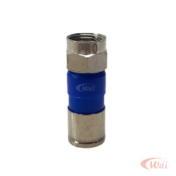 Conector F RG06 Compressão CNF60012AZ Proeletronic