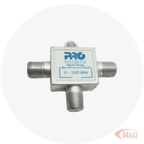 Tomada Passagem Tap 1Ghz 06db Solder Back PQTT-1206B Proeletronic Tomada Passagem Tap 1Ghz 06db Solder Back PQTT-1206B Proeletronic