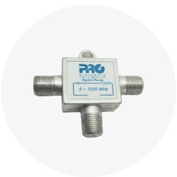 Tomada Passagem Tap 1Ghz 20db Solder Back PQTT-1220B Proeletronic