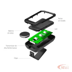 Controle Remoto TXS-LC299 Titanium Contel