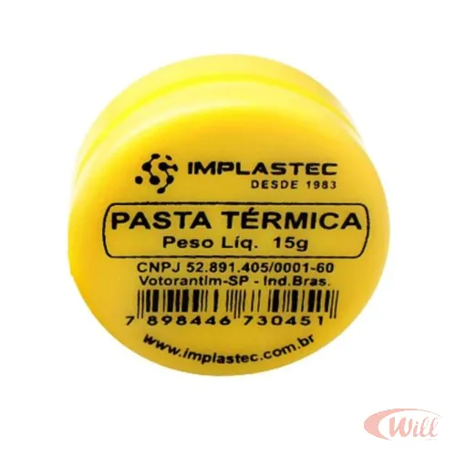 Pasta Termica Pote 15g Implastec Pasta Termica Pote 15g Implastec