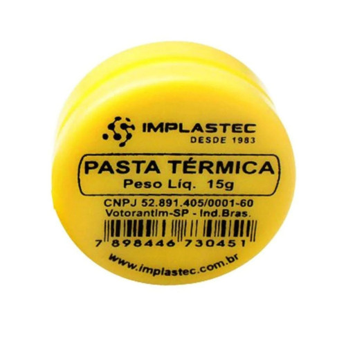 Pasta Termica Pote 15g Implastec Pasta Termica Pote 15g Implastec
