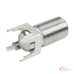 Conector F Rosca para Pci 180 Graus Solda Pix