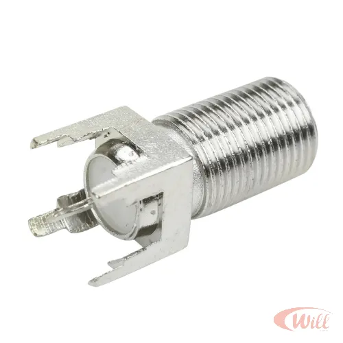 Conector F Rosca para Pci 180 Graus Solda Pix Conector F Rosca para Pci 180 Graus Solda Pix