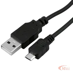Cabo Micro USB para USB A Macho (v8) 2.0 1.8m Preto
