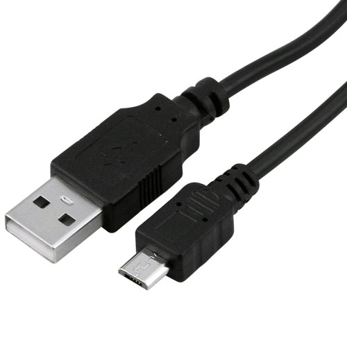 Cabo Micro USB para USB A Macho (v8) 2.0 1.8m Preto Cabo Micro USB para USB A Macho (v8) 2.0 1.8m Preto