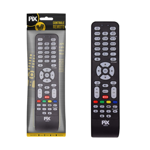 Controle Remoto TV Compatível Aoc Netflix Pix-8825