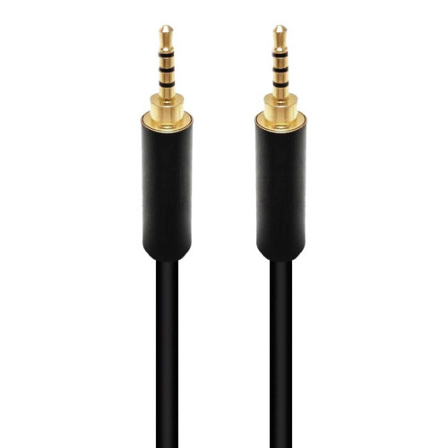 Cabo P2 ST x P2 ST 4C Gold 1.80m 4mm Preto Mxt