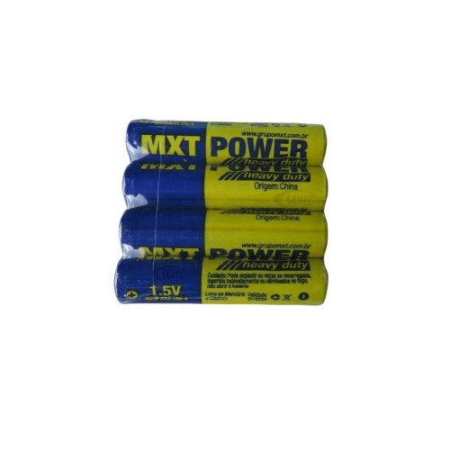 Pilha AAA Super Heavy Duty Zinco PCT 4UN Mxt