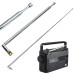 Antena TV Paraguai 4 Estagios Aberta 710mm Fechada 210mm 5.10.40 Mxt Antena TV Paraguai 4 Estagios Aberta 710mm Fechada 210mm 5.10.40 Mxt