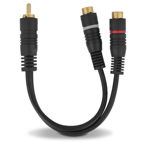 Cabo Y 1 Rca Macho x 2 Rca Femea 30 cm Cabo Y 1 Rca Macho x 2 Rca Femea 30 cm