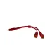 Cabo Y 1 Rca Macho x 2 Rca Macho 30 cm Vermelho Cabo Y 1 Rca Macho x 2 Rca Macho 30 cm Vermelho