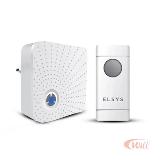 Campainha Sem Fio Com 01 Receptor Esa-cs101 Elsys Campainha Sem Fio Com 01 Receptor Esa-cs101 Elsys
