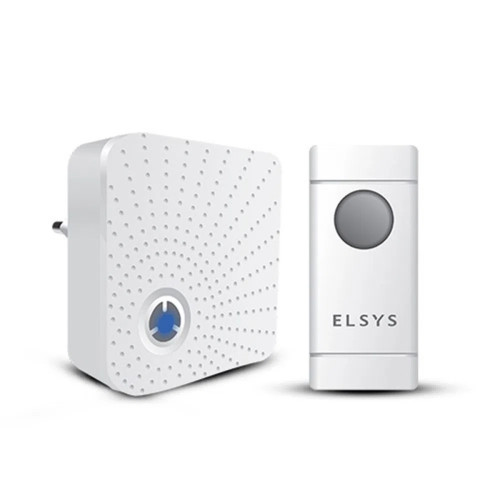 Campainha Sem Fio Com 01 Receptor Esa-cs101 Elsys Campainha Sem Fio Com 01 Receptor Esa-cs101 Elsys