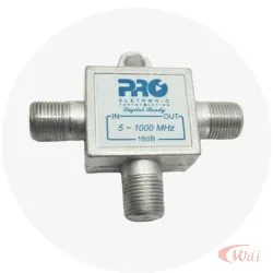 Tomada Passagem Tap 1ghz 16db Solder Back PQTT-1216B Proeletronic