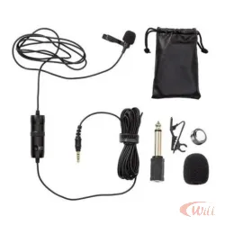 Microfone De Lapela Condensador Omni-direcional Mx-m1