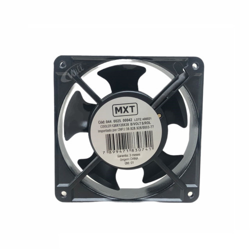 Cooler 120x120x38 Bivolt Sem Rolamento Mxt