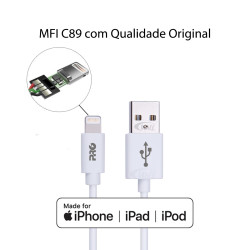 Cabo Lightning Compativel Iphone Ipad CAUS-100L Proeletronic