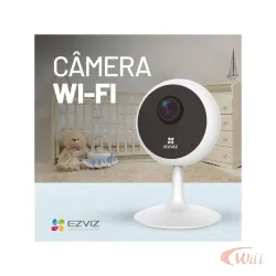 Câmera Wi-fi de Segurança CS-C1C-D0-1D1WFR/CKD (Wi-fi) EZVIZ