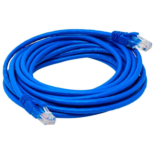 Cabo Patch Cord UTP Cat5e 10 Metros Azul It Blue Cabo Patch Cord UTP Cat5e 10 Metros Azul It Blue