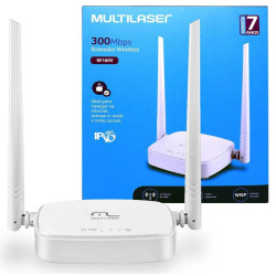 Roteador Multilaser RE160V 300Mbps 2 Antenas 4 Portas