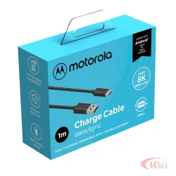 Cabo USB-C para USB-A 1 Metro Motorola