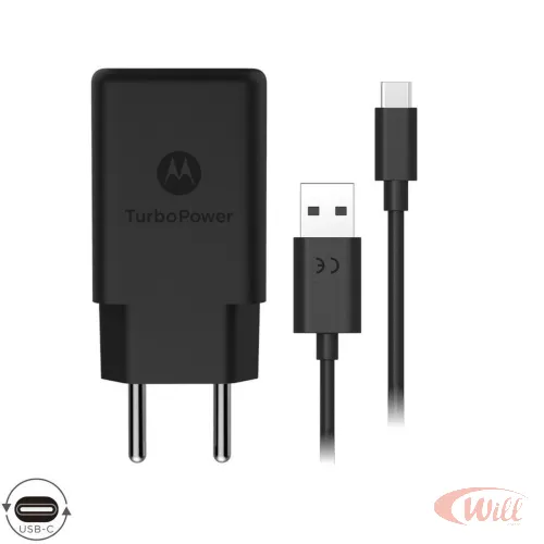 Carregador Motorola Turbo Power 18W Tipe C Carregador Motorola Turbo Power 18W Tipe C