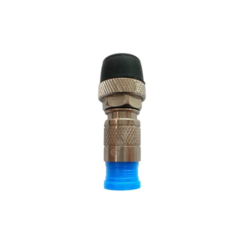 Conector F RG59 Compressão Dupla Vedacao Proeletronic Conector F RG59 Compressão Dupla Vedacao Proeletronic