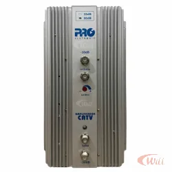 Amplificador Antena Digital 50db PQAP-7500G3 Proeletronic