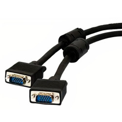 Cabo VGA Com Filtro Dupla Blindagem Preto 5 Metros MXT