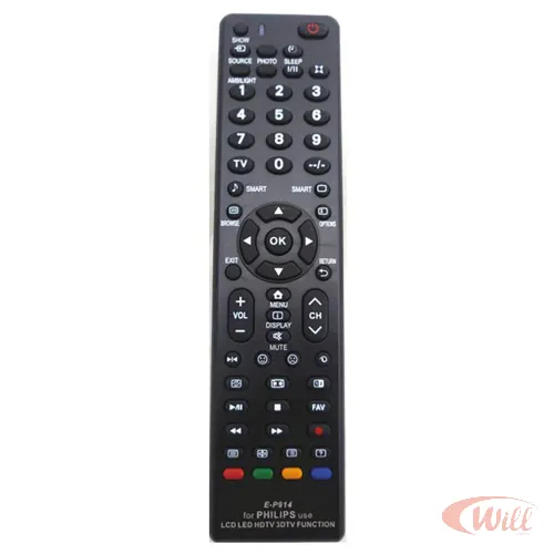 Controle Remoto TV Compatível PHILIPS Universal P-914 MXT Controle Remoto TV Compatível PHILIPS Universal P-914 MXT