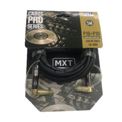 Cabo de Guitarra P10 Mono 90 Graus 5 Metros MXT
