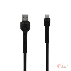 Cabo Tipo C 2.4A 2 Metros LE-839C-2 Preto It Blue