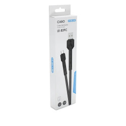 Cabo Tipo C 2.4A 2 Metros LE-839C-2 Preto It Blue