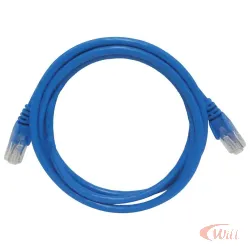 Cabo Patch Cord UTP Cat5e 1,5 Metro Azul Seccon