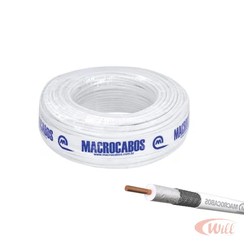 Cabo Coaxial RG59 47% 100 Metros Macrocabos