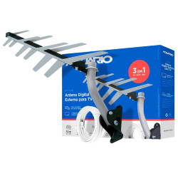 Antena Externa Digital Para Tv 2 Em 1 Dtv-1500 Aquário