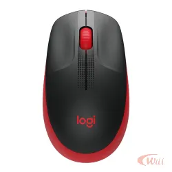 Mouse Sem Fio Logitech M190 Vermelho