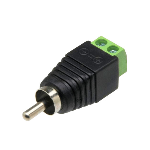 Adaptador Borne x Plug Rca Macho Proeletronic Adaptador Borne x Plug Rca Macho Proeletronic