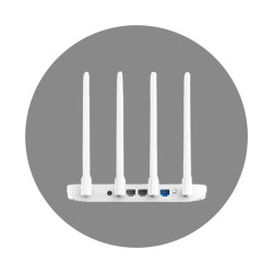 Roteador Wi-Fi Xiaomi Mi 4A 1200Mbps 4 Antenas