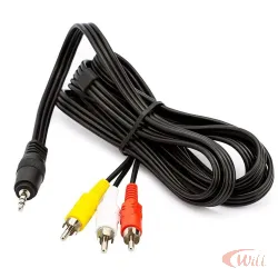 Cabo P3 Stereo + 3 Rca 1.2m Century